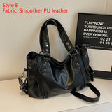 Soft Interior Compartment Shoulder Bags 2026 High Quality Contrasting Colors Bags for Women Fashion Zipper Pu Women's Handbags