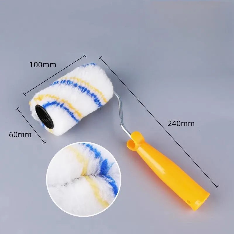 4 Inch Paint Roller Cover Rollers Brush for Painting Cabinet Home Tool Kit Proffesional DIY Wall Corner Ceilings Painting Brush