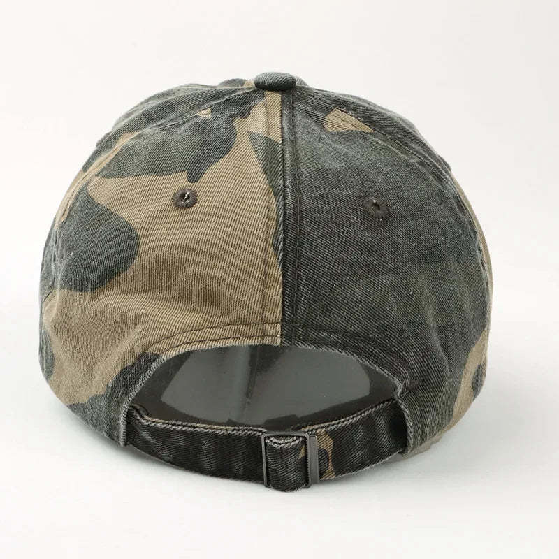 Japanese Style Street Tide Brand Soft Top Camouflage Baseball Cap Female Face Little Wild Peaked Chapéu Da Nike Cap