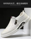 Casual Leather Shoes Men Loafers Trend Brand Business Shoes Autumn Slip-on Flat Men's Sneakers Comfortable Moccasins Zapatos Hombre