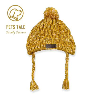 Gorros suaves de invierno para perros, gorro de punto cálido para perros, gorro de punto resistente al viento para perros
