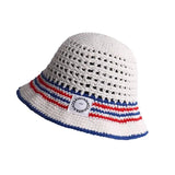 31BB Patterned Breathable Fisherman Hat Fabric Warm Season Shore Headwear Korean Fashion Lightweight Outdoor Sun Protection