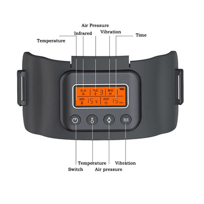 Youpin Pangao Intelligent Knee Massager Air Pressure Massage Infrared Heating Vibration Physiotherapy Instrument For Pain Relief