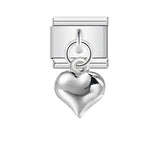 URING New Italian Charm Bracelet Pendant Series Shell Imitation Pearl Heart Personalized Assembly Chain Y2k DIY Making Jewelry