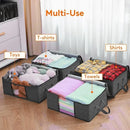Storage Bag Foldable Large Capacity Clothes  Blanket Storage Bags Storage Containers for Organizing Bedroom Closet Clothing