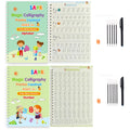 Sank Magic Practice Copybook Pen Preschools Kids Calligraphy English Verison Free Wiping Children Reusable Writing Book