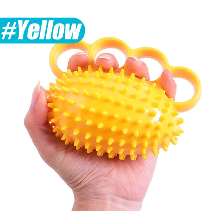 1Pcs Hand Grip Strength Ball, Finger Wrist Flexibility Exerciser Grip Ball, Muscles and Hand Strengthener Exercise for 4 Fingers