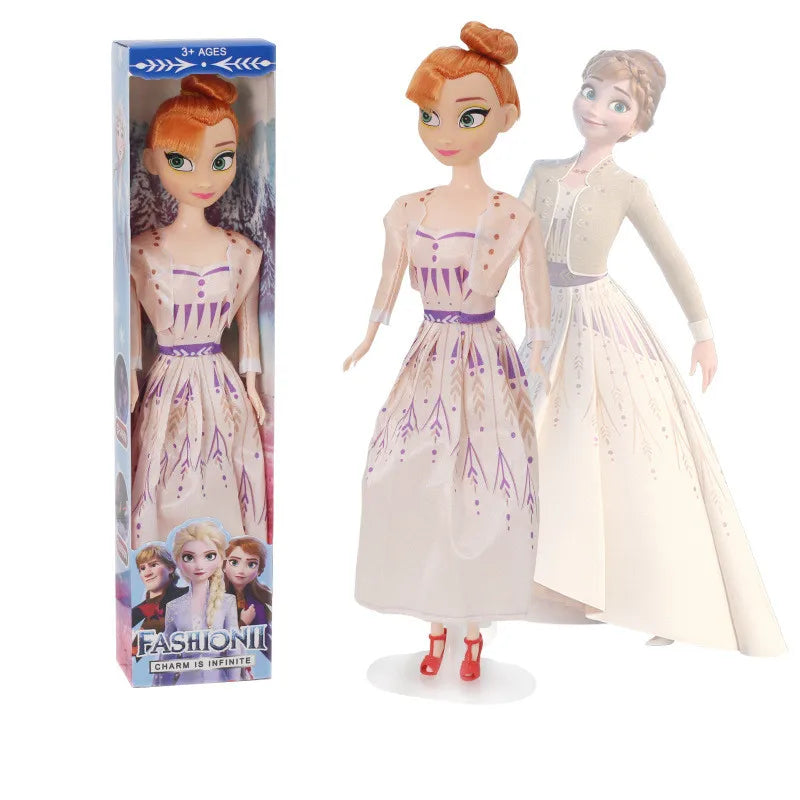 8 Styles Disney Frozen 2 Doll Girls Toys Princess Anna And Elsa Figure Dolls Movable Joints Children Christmas Gift 30cm