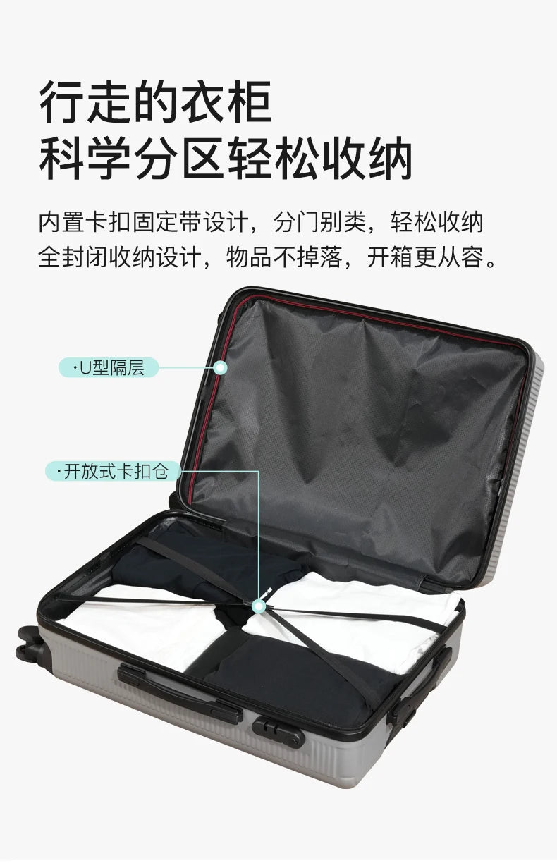 2025 Luggage Set 3-Piece 20' 24' 28' Suitcase Travel Bag with Multi-Directional Wheels Password Lock Large Capacity Carry on