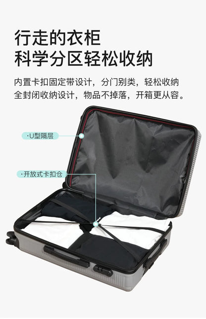 2025 Luggage Set 3-Piece 20' 24' 28' Suitcase Travel Bag with Multi-Directional Wheels Password Lock Large Capacity Carry on