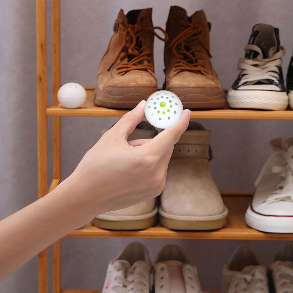 6/12Pcs 6Pcs/Packet Deodorizer Freshener Balls Sneaker Deodorizer Ball Long Lasting Odor for Sneakers Gym Bags Lockers Car 3cm