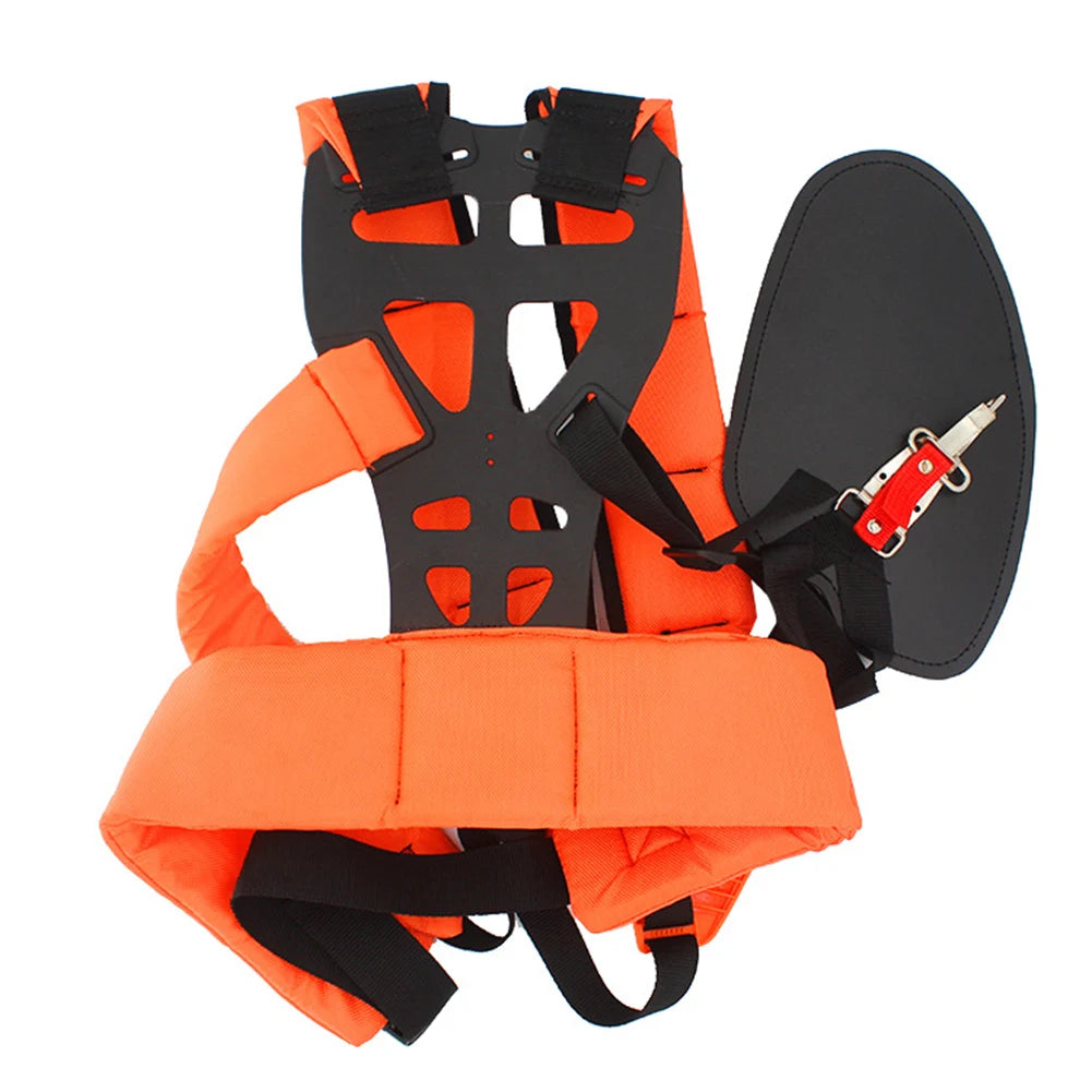 Padded Double Shoulder Strap Comfortable Trimmer Shoulder Strap Labor Saving Increase Safety for Brush Cutter Trimmer