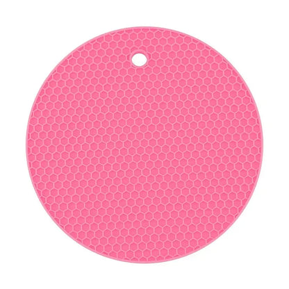 18/14cm Round Heat Resistant Silicone Mat Drink Cup Coasters Non-slip Pot Holder Table Placemat Kitchen Accessories Onderzetters