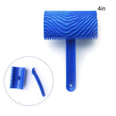 Wood Graining Tool Set Fake Wood Grain Roller Painting with Hand DIY Rubber Graining Tool for Wall Room Art Paint Decoration