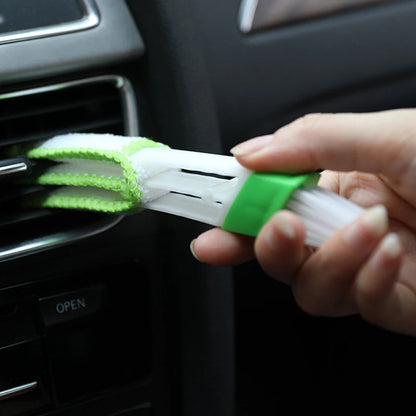 Escova de limpeza para saída de ar condicionado de carro, removedor de poeira, persianas, limpador de teclado, acessórios de limpeza interior do carro