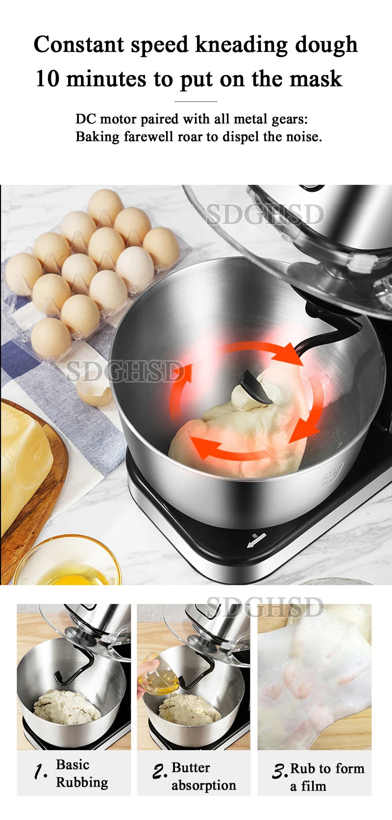 Culinary Robots Candy Home Food Processing Electric Meat Grinder Mixer Kitchen Mixers Appliances Blender the Dough Machine