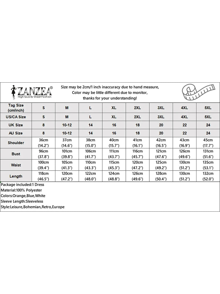 ZANZEA-vestido Midi informal con bordado de libélula para mujer, vestido de verano a la moda con cuello redondo, sin mangas, acampanados, batas con dobladillo con volantes