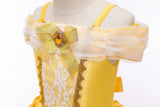 2025 Cosplay Belle Princess Dress Girls Dresses For Beauty and beast Party Clothing Magic stick crown Costume 3-12Y