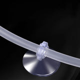 20 Pcs Aquarium Supplies Air Hose Suction Cup Fish Tank Accessories 4*6 Fixed Oxygen Pump Clamp