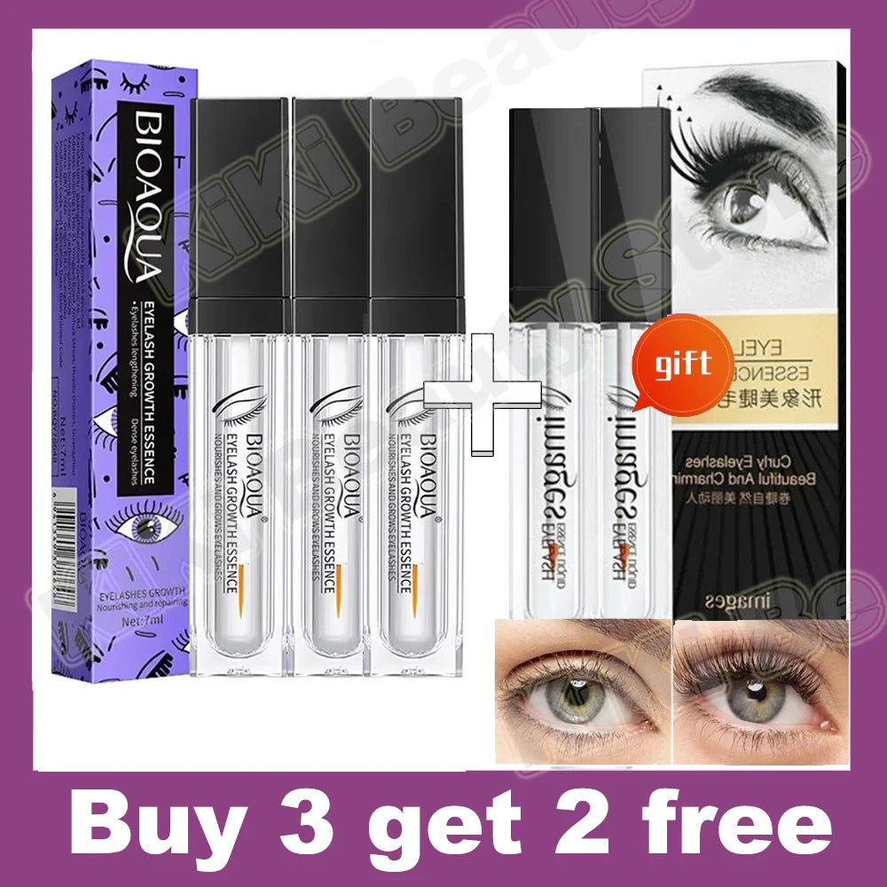Fast Eyelash Growth Serum Natural Eyelash Eyebrow Enhancer Longer Fuller Thicker Lashes Nourish Treatment Eye Beauty Care Makeup