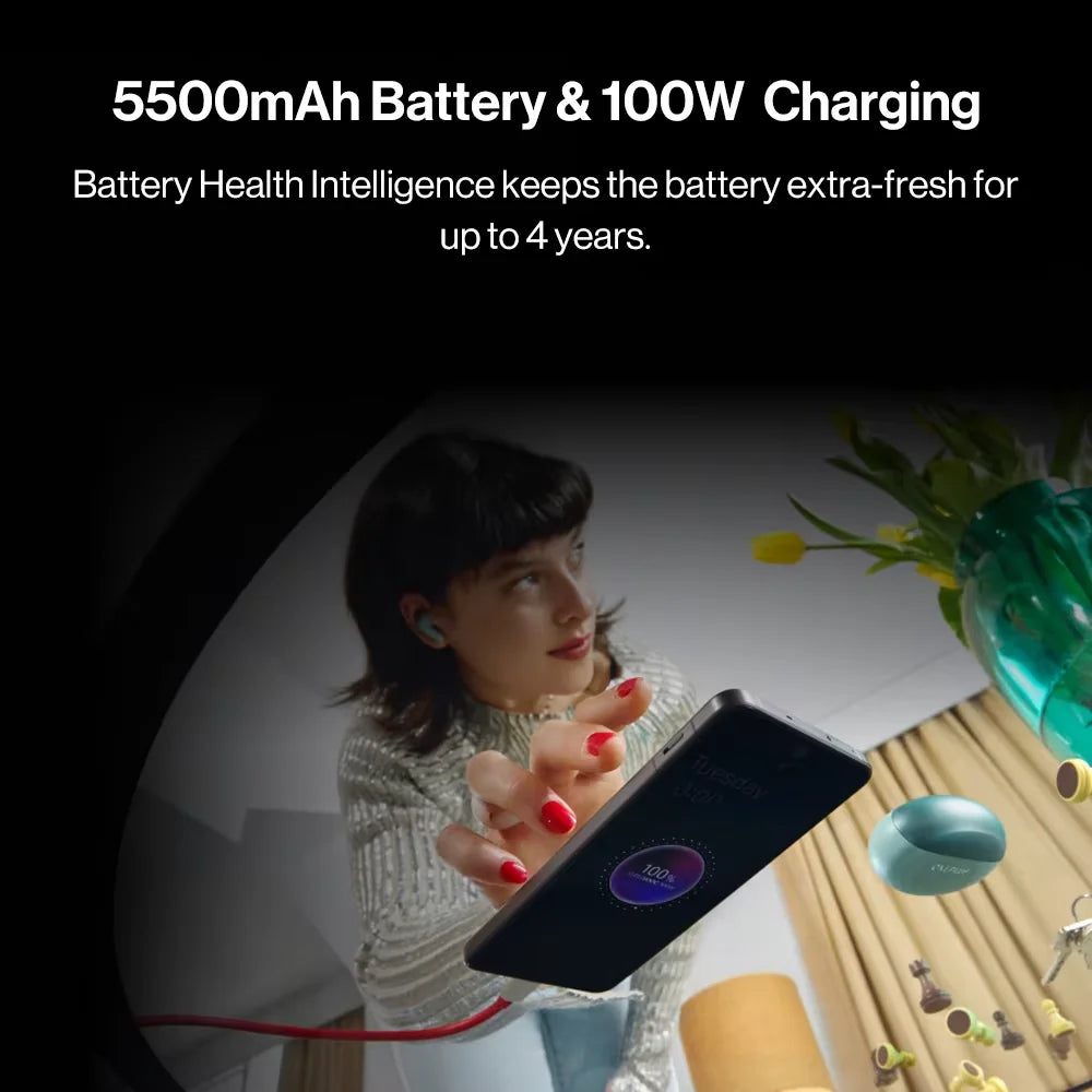 Versión global OnePlus Nord 4 5G Smartphone Snapdragon 7 Plus Gen 3 100W SUPERVOOC Batería 5500mAh Cámara principal de 50MP Pantalla de 120Hz
