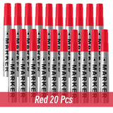 Permanent Paint Marker Pen Waterproof Black Pen for Tire Oily Markers Quick Drying Signature Pen Stationery Supplies