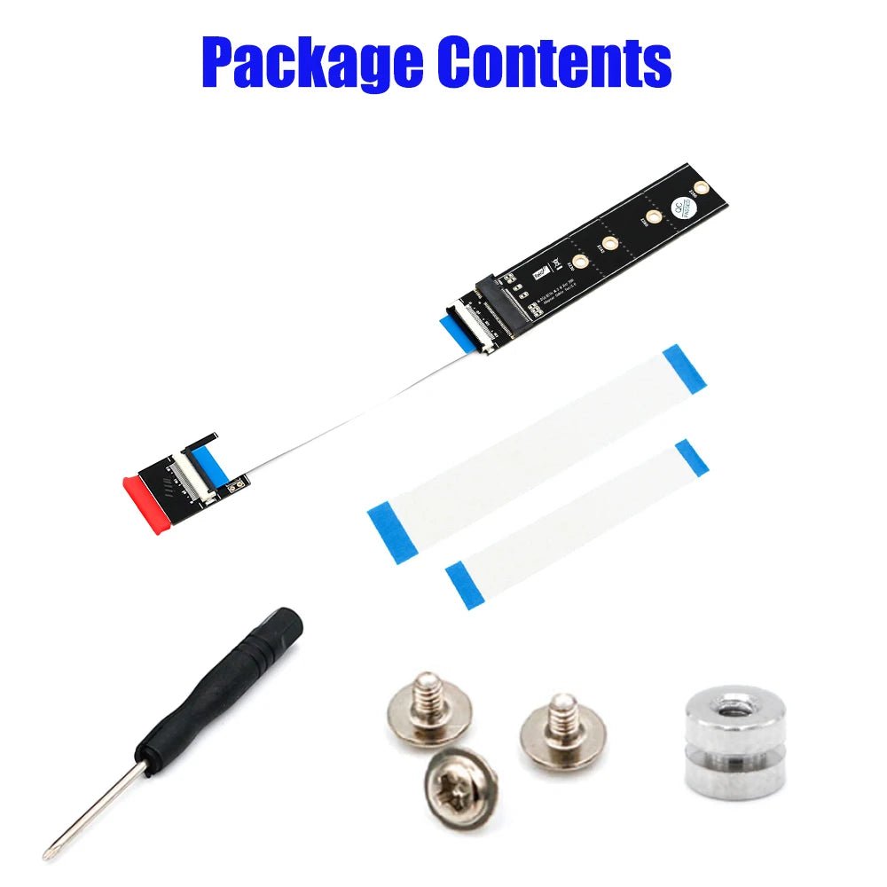 M.2 M2 NGFF Key M to Key A + E Extension Cable M2 SSD Adapter Card Extender extend Cable
