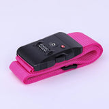 TSA Password Customs Lock Luggage Cross Belt Adjustable Travel Suitcase Band Luggage Suitcase Rope 2M Straps Travel Accessories