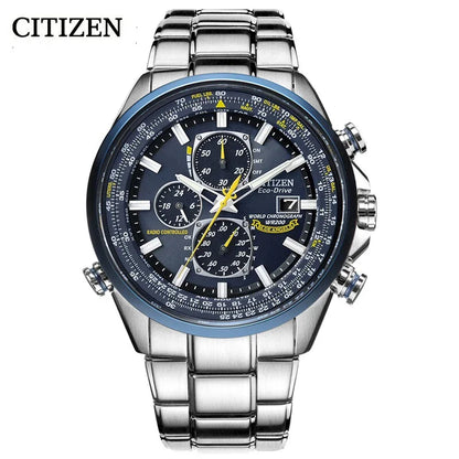 CITIZEN Homens Quartz Watch, Impermeável, Multi Função, Fantasia, Redondo, Inoxidável, Automático, Calendário, Tendência de Luxo