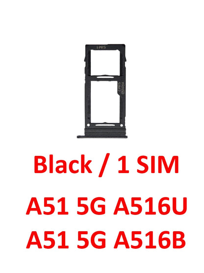 Sim Card Tray Slot For Samsung Galaxy A01 A11 A21s A31 A41 A51 A71 4G 5G Phone SIM Micro SD Card Chip Drawer Holder
