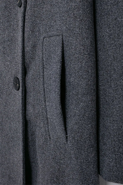 TRAFZA 2024 Autumn New Women Loose Coat Lapel Double Breasted Long Sleeve Jacket Winter Warm Thick Vintage Solid Trench Outwear