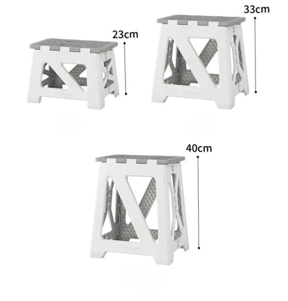 Folding Stool Household Lightweight Leisure Fishing Stool Children Utility Small Bench Outdoors Portable Non-Slip Plastic Chair