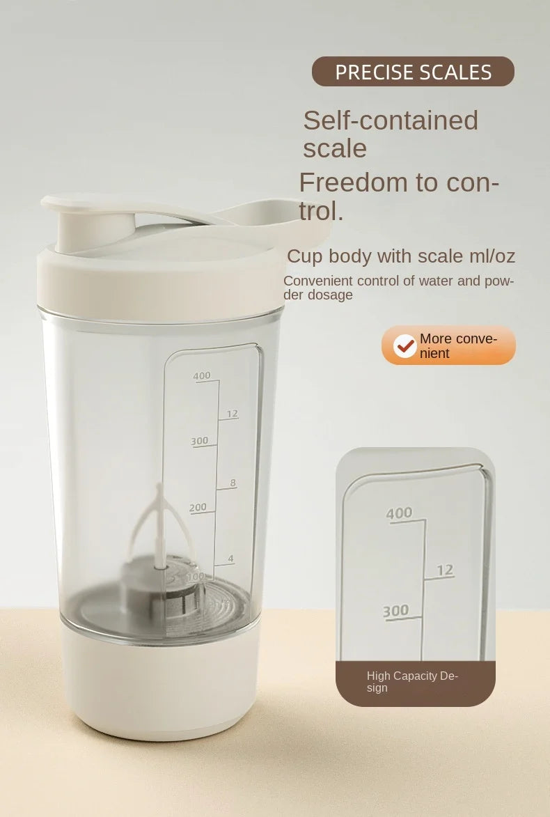 New Self-Stirring Shaker Cup Automatic Stirring Cup for Protein Shakes and Meal Usb Rechargeable Shaker Portable Mixing Cups