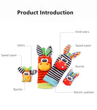 Baby Toys 0 6 12 Months Cute Stuffed Animals Baby Rattle Socks Wrist Baby Rattles Newborn Toys Make Sounds Games For Babies