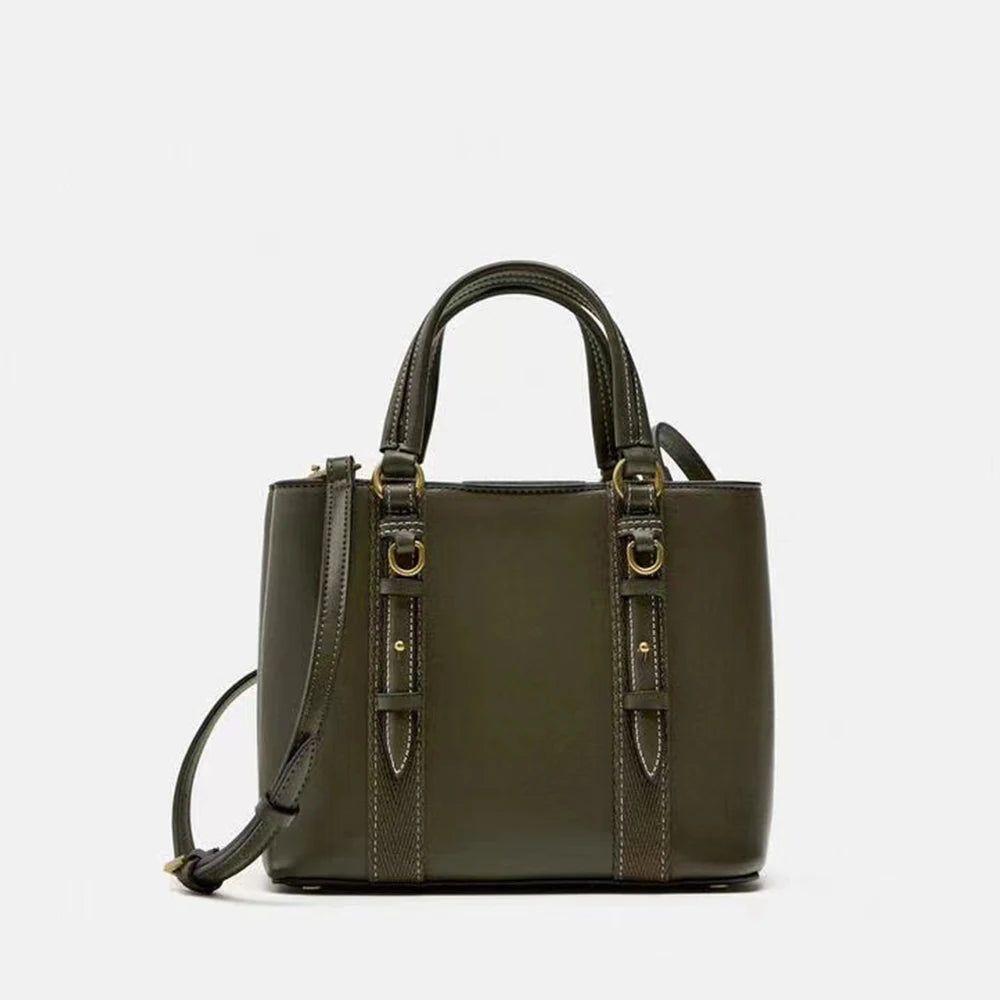 Bolso de diseñador de lujo para mujer, de piel sintética suave, tipo cubo, de alta calidad, tipo bandolera