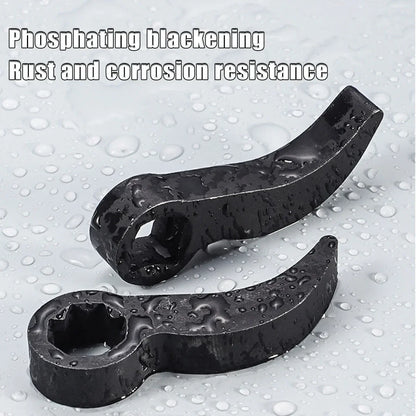 2Pcs Car Angle Type Half Axle Disassembly Tool Drive Pry bar Adapter Bar Fits1/2 Ratchet for Disassembling Axles Repair Tool