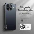 For Xiaomi POCO F7 Ultra Case Hard AG Matte Plating Lens Protective Back Cover Cases For Xiaomi POCO F7 F6 F5 Pro Phone Shell