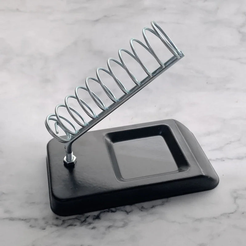 New Soldering Iron Stand Portable Holder Soldering Tin Stand with Welding Cleaning Sponge Electric Soldering Iron Accessories