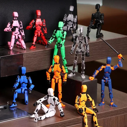 Robot multiarticular movible Shapeshift 2.0, maniquí impreso en 3D, 13 figuras de acción, juguetes para niños, adultos, juegos para padres e hijos.