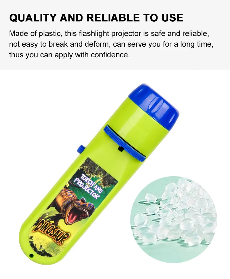 Child Early Education Projector Slide Story Machine Bedtime Toy Girl Boy Lamp Glowing Kids Lightstick Flashlight Toy Education