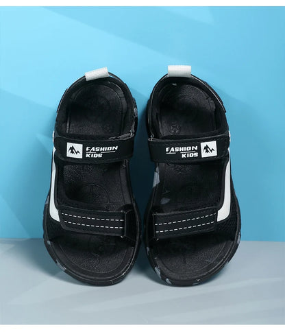 Kids Boys Trendy Camouflage Platform Strap Sandals Lightweight Soft Sole Non-slip Girls Children For Summer Outdoor Beach Shoe