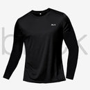 Camiseta transpirable de secado rápido, camisetas deportivas, ropa de entrenamiento, camiseta de manga larga para hombre, accesorios de gimnasio para correr de otoño, fitness para hombre.