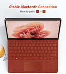 Trackpad Keyboard for Microsoft Surface Pro 3 4 5 6 7 8 9 X Backlit Russian Spanish Arabic Portuguese French Hebrew Keyboard