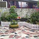 White Edgings Garden Picket Fence Ornamental Grass Lawn Flowerbeds Plant Borders for Indoor and Outdoor Villas