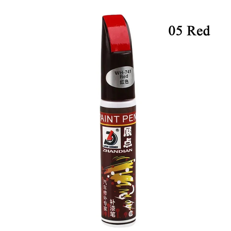 Car Paint Scratches Repair Pen Brush Waterproof Paint Marker Pen Car Tyre Tread Care Automotive Maintain Black White Red Silver