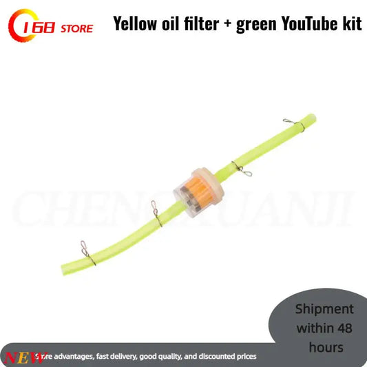 Motorcycle Universal Gas Fuel Filters and Fuel Pipe For 49cc 50cc 110cc 125cc Motocross Dirt Pit Bike Moped Scooter ATV Go Kart