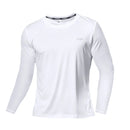 Camiseta de manga larga de seda de hielo de verano para hombre, nueva camiseta de 2023, de secado rápido, transpirable, con aire acondicionado, protección solar para exteriores, para correr.