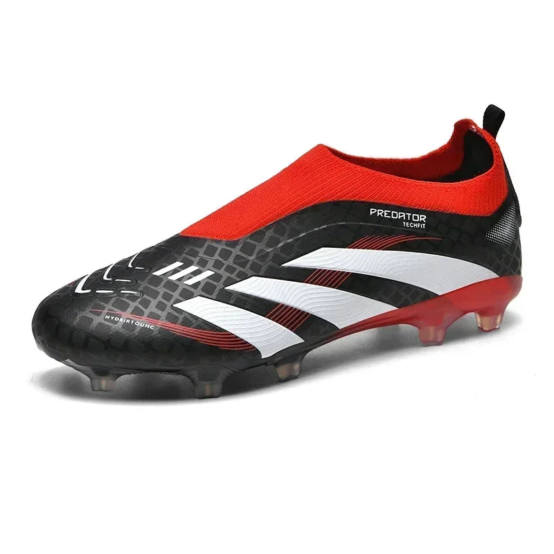 New Men Soccer Shoes Long Spikes Cleats Drop Shipping Football Boots Training Sneakers Ultralight Indoor Match Futsal Breathable