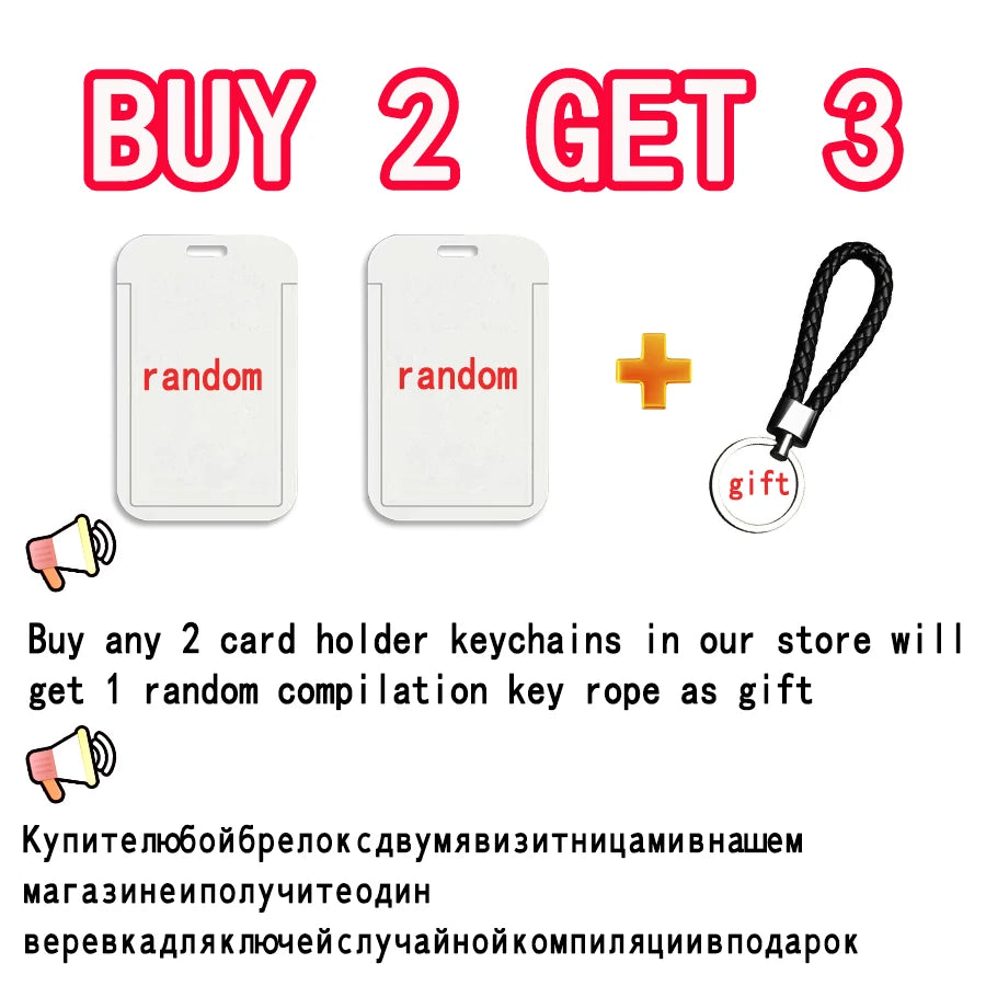 TV Show Outer Banks DBX3 Keychain Card Holder Keychains Badge Business Credit Card Holders Bank Bus ID Cards Cover Case Keychain
