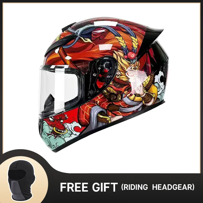 Full Face Helmet Motocross Helmet Breathable Helmet Wear-Resistant Helmet For Motorcycle Anti-Fall Motorcycle Helmets Supplies